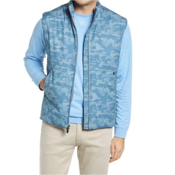 johnnie-O Rippen Camo Puffer Vest - Picture 6 of 14